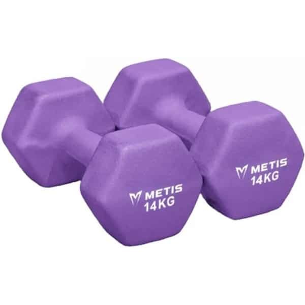 Neopreen Halters voor Krachttraining | Paar Anti-rol Dumbbells met Antislip Grip