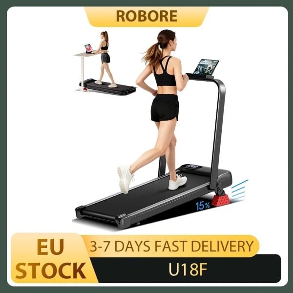 Novari - Loopband - Loopband inklapbaar - Loopbanden voor thuis - Wandelband - Opvouwbare loopband - Krachtige en stille motor