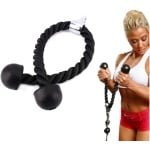 Nylon Tricep Rope voor Triceps Training, Fitness Accessoires voor Kabeltoren, 70 cm, Ideaal voor Krachttraining en Workout Grips