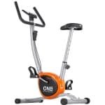 ONE FITNESS RW3011 - Hometrainer - Mechanische Weerstand - Zilver/Oranje