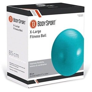 Oefenbal met Pomp voor Balans, Stabiliteit, en Krachttraining - Ideaal voor Pilates, Yoga, en Fitness