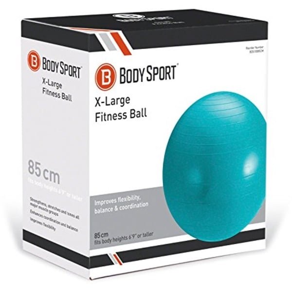 Oefenbal met Pomp voor Balans, Stabiliteit, en Krachttraining - Ideaal voor Pilates, Yoga, en Fitness