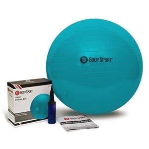 Oefenbal met Pomp voor Balans, Stabiliteit, en Krachttraining - Ideaal voor Pilates, Yoga, en Fitness