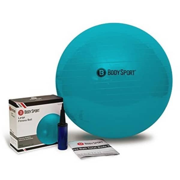 Oefenbal met Pomp voor Balans, Stabiliteit, en Krachttraining - Ideaal voor Pilates, Yoga, en Fitness