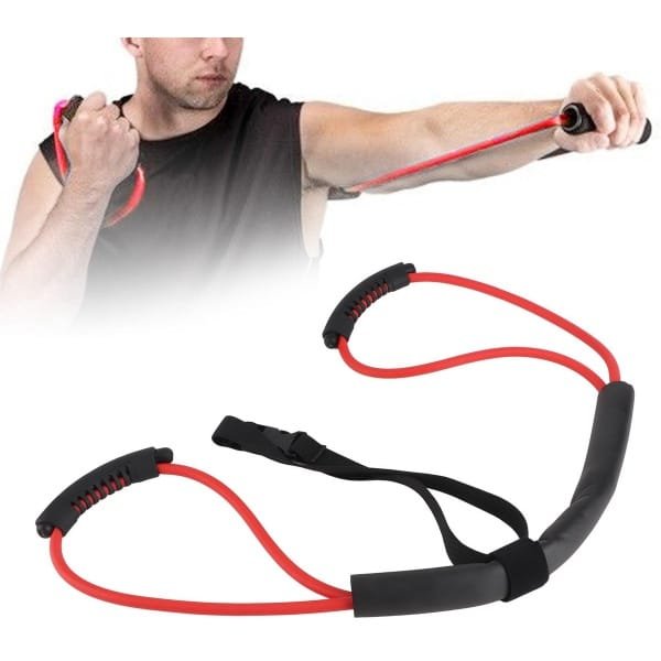 Oefenbanden Met Handvatten 20lb - Rubberen Trainingsbanden - Voor Thuis, Armtraining & Krachttraining - Praktisch & Compact-OUTARO