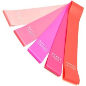 Oefenbanden Set - Fitness Banden - Thuis Krachttraining - 5 Weerstandsniveaus - 30x5 cm - Groen