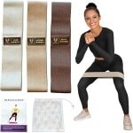 Oefenbanden - Stretchbanden Set - Krachttraining Fysiotherapie - Anti-slip Niet Rollend - 76 cm Lang - Multicolor
