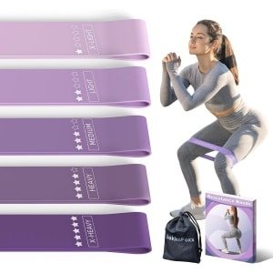 Oefenbanden voor Thuis Fitness en Krachttraining - Set van 5 Weerstandsniveaus