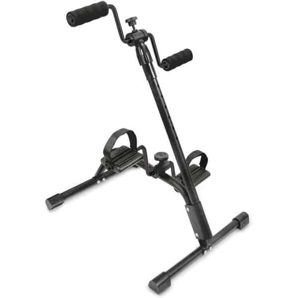 Oefenfiets Lichaam - Hometrainer Onder Tafel - Mobiliteit Verbeteren - Verstelbare Stoel - 261 Kilogram - Zwart
