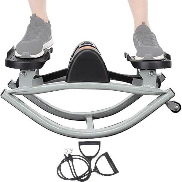 Oefenstepper Kleine Stepper - Been Trainer Cardio - Thuis Fitness - Draaiende Beweging - 50x25x25cm