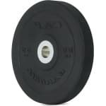Olympische Bumperplaat - Halterschijf Gewichtsplaat - Krachttraining Thuis - Rubberen Coating - 55 lbs - Zwart
