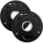 Olympische Halterschijven Rubber Gecoat - Duurzame Metalen Gewichtsplaten voor Krachttraining