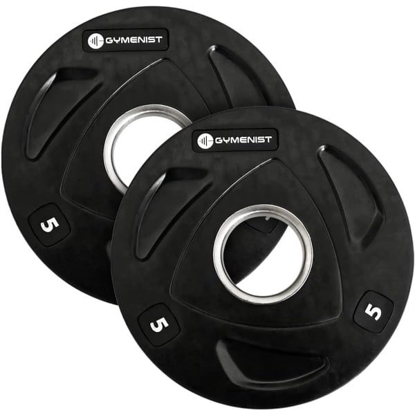 Olympische Halterschijven Rubber Gecoat - Duurzame Metalen Gewichtsplaten voor Krachttraining