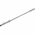 Olympische Halterstang 220 cm 50/51 mm voor Krachttraining en Powerlifting met Veersluiting