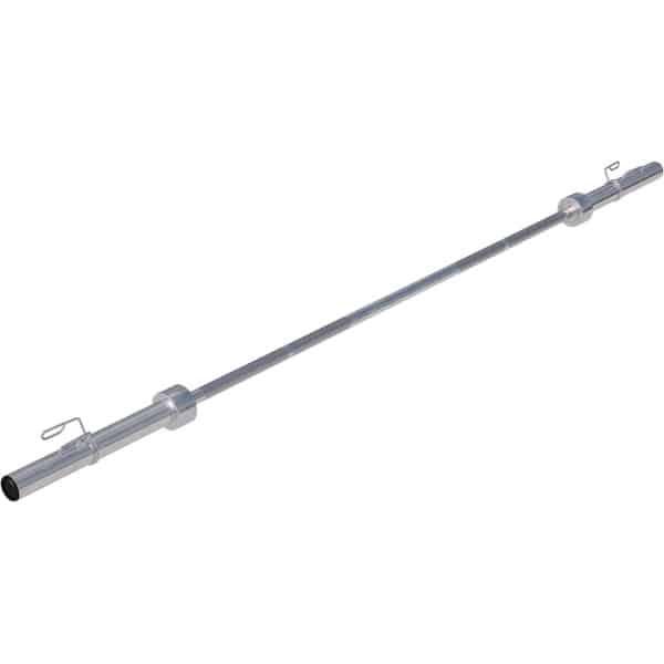Olympische Halterstang 220 cm 50/51 mm voor Krachttraining en Powerlifting met Veersluiting
