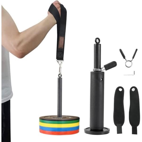 Onderarm en Hand Grip Krachttrainer voor Kabelmachine en Gratis Gewicht
