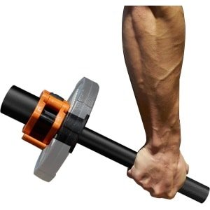Onderarmtrainer - Wrist Roller Voor Onderarmen - Slip Knurled Grip Handle - Precision Muscle Targeting - Full-Steel Build Voor 2-Inch Schijven - 1 Stuk - Thuis En Kantoor Krachttraining