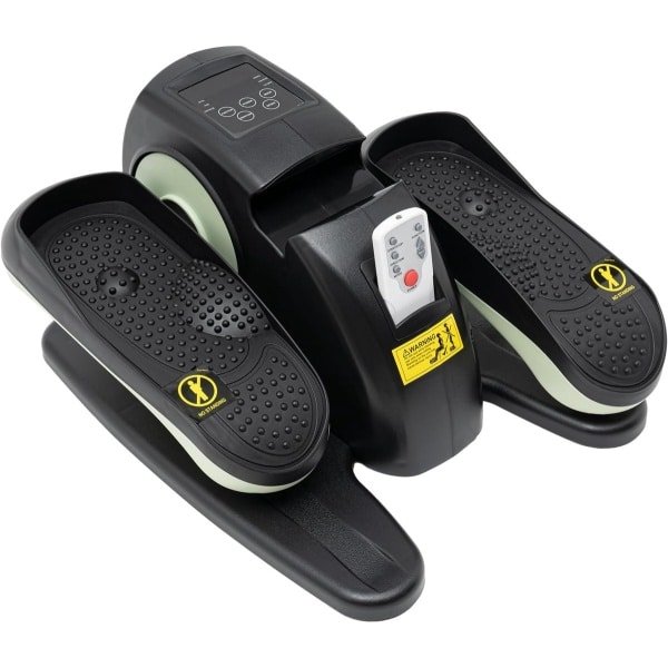 Onderbank Trainer - Mini Hometrainer - Zittend Trainen - Instelbare Snelheid - 47x37x26 cm - Groen Zwart