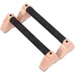 Opdruk Beugels - Parallettes Bars - Krachttraining Thuistraining - Ergonomische Polsondersteuning - 30cm - Houtkleur