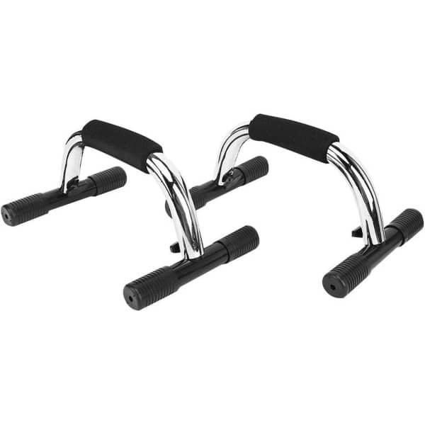 Opdrukbeugels - Push-up stand - Krachttraining thuis - Antislip verwijderbare bases - 681 Gram - Zwart