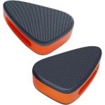 Opdruksteunen - Fitness steunen - Krachttraining thuis - Ergonomisch ontwerp - 20x13cm - Oranje