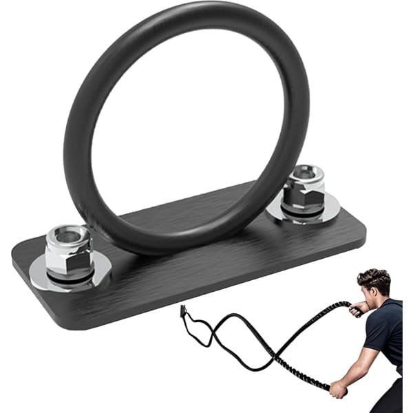 Ophangbeugel Fitness - Plafond Muurbeugel - Gymnastiek Krachttraining - Heavy Duty Staal - 16x13x10 cm - Zwart