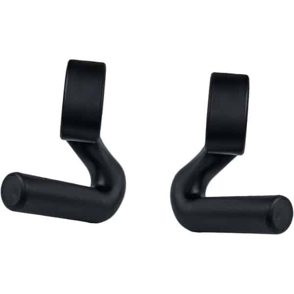 Optrek Grepen - Grip Opzetstuk - Krachttraining Thuis - 45 Graden Gebogen - 87 cm - Zwart