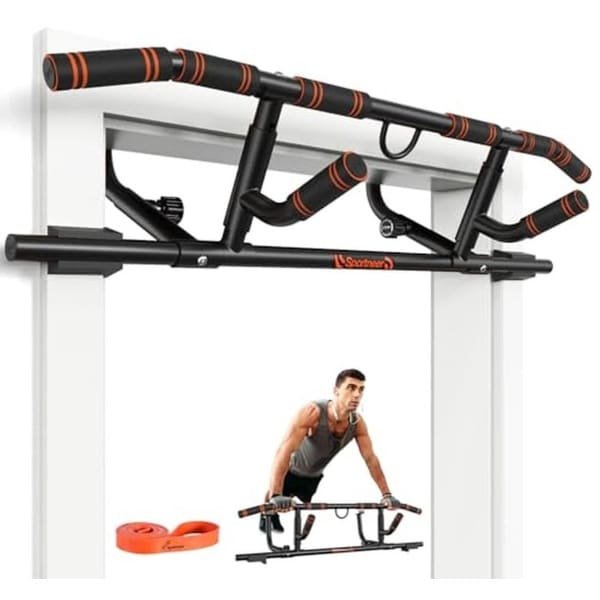 Optrekstang voor Deur met Inklapbare Handgreep - Krachttraining voor Bovenlichaam tot 200 kg