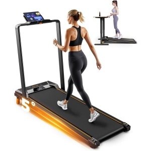 Opvouwbare 2-in-1 Loopband voor Thuis met Veiligheidsgreep - Maximaal 150 kg Belastbaar