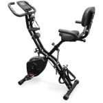 Opvouwbare 4-in-1 hometrainer voor binnen met 16 niveaus van magnetische weerstand