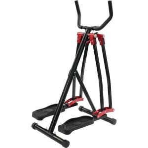 Opvouwbare Crosstrainer - Elliptical Trainer - Thuis Trainen - Gewrichtsvriendelijk Cardio - Tot 150 kg - Zwart