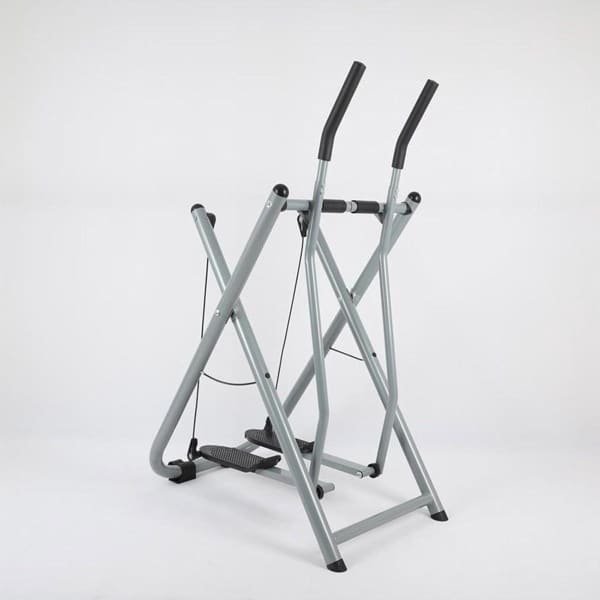 Opvouwbare Crosstrainer - Hometrainer Cardio Apparaat - Thuis Trainen - Dubbele Cardio Beweging - Max 120 kg - Zilver
