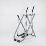 Opvouwbare Crosstrainer - Hometrainer Elliptisch - Thuis Fitness Cardio - 90 Graden Pedaalbeweging - 250 LBS Capaciteit - Zilver