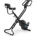 Opvouwbare Ergometer Hometrainer met Rugleuning en 8 Weerstandsniveaus
