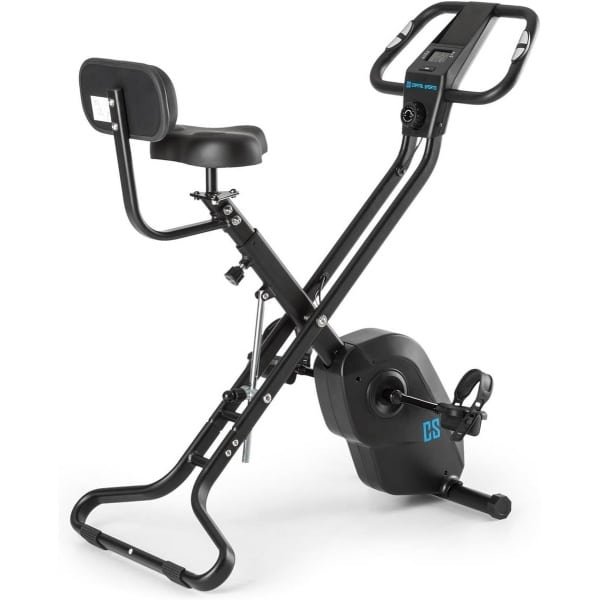 Opvouwbare Ergometer Hometrainer met Rugleuning en 8 Weerstandsniveaus