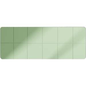Opvouwbare Fitnessmat - Trainingsmat Pilatesmat - Rekken Cardio - Lichtgewicht Draagbaar - 183 x 61 cm - Groen