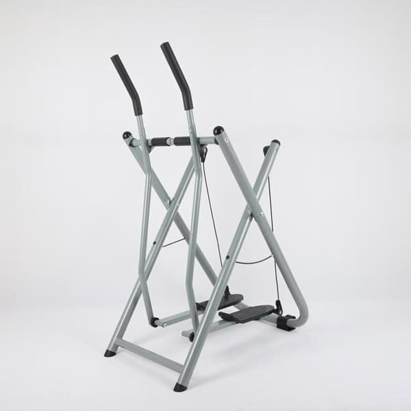 Opvouwbare Hometrainer - Elliptische Machine - Cardio Training - Dubbele Trainer - 250 lbs Draagvermogen - Zilver