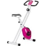 Opvouwbare Hometrainer met 8 Niveaus Magnetische Weerstand en Hartslagmeter voor Thuis