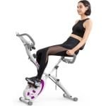 Opvouwbare Hometrainer met Armweerstandsbanden en LCD-monitor