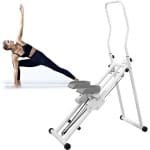 Opvouwbare Klimmer - Thuis Trainer - Cardio Kracht - Verstelbaar Stappenbereik - 88x56x134cm - Wit