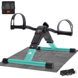 Opvouwbare Mini Hometrainer Voeten en Armen Fitnessapparaat met LCD Display
