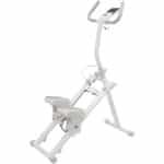 Opvouwbare Stepper - Cardio Trainer - Gewrichtsvriendelijk Trainen - Met Stuur - 85x37x114cm - Wit