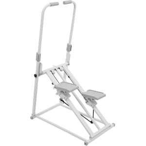 Opvouwbare Trapmachine - Verticale Klimmachine - Cardio Oefening - Instelbare Weerstand - Tot 100 kg - Wit