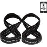 Padded Figure 8 Lifting Straps - Weightlifting Wristbands for Deadlifts, Crossfit and Gym Training
