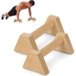 Parallettes Houten Push-up Bars voor Krachttraining en Gymnastiek | Antislip Workout Stangen