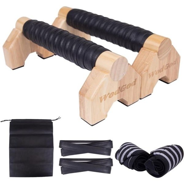 Parallettes Set Hout voor Calisthenics en Krachttraining