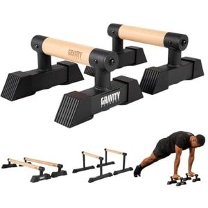 Parallettes voor Calisthenics en Krachttraining - Houten Handgrepen voor Thuis en Commercieel Gebruik