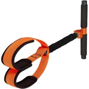 Pedaal Weerstandsapparaat - Elastische Stretchband Thuisfitness - Thuis Krachttraining - Antislip Voetpedalen - 62 cm - Oranje