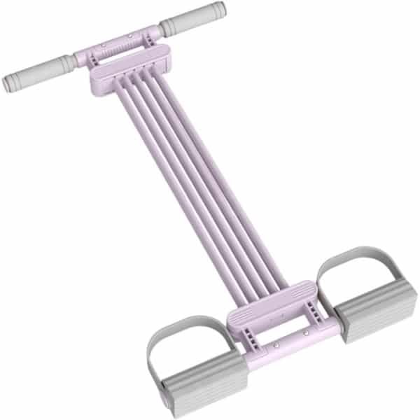 Pedaal Weerstandsband - Fitnessband Handvat - Thuis Krachttraining - Verstelbaar Systeem - 56 x 47 cm - Paars