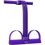 Pedaal Weerstandsband - Trainingsband Handvatten - Thuis Krachttraining - Veelzijdige Oefeningen - 30x20cm - Paars